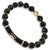 Black Onyx Stone Evil Eye Protection Beaded Bracelet For Sale - Image 4 of 8