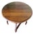 Antique Solid Oak English Drop Leaf Barley Twist Table For Sale