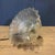 Asteroid Pressed Glass Holophane Pendant Lamp with Brass Fixture, 1920s For Sale - Image 18 of 18
