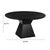 Black Nolan Black Round Wood Dining Table For Sale - Image 8 of 9