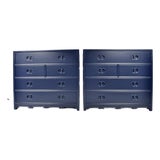 Pair, Michael Taylor for Baker Far East Collection Chests, Usa C 1950s For Sale
