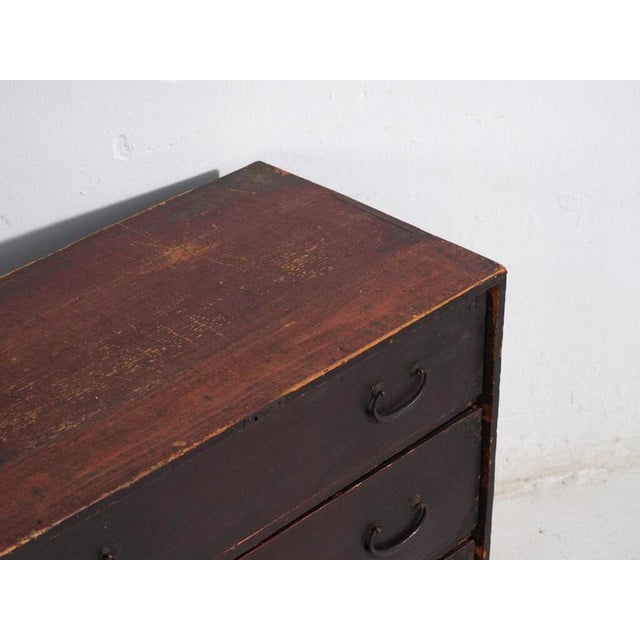 Antique Japanese chest of drawers – Meiji / Taishō period (c.1868-1926)Dimensions: Length: 76 cm Depth: 37 cm Height: 60...
