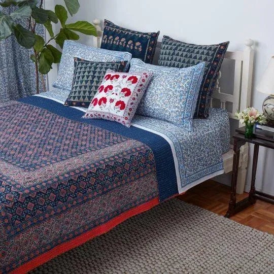 A design that has stood the test of time, our hand stitched Samara quilt is an eye-catching piece to complete your bedroom...