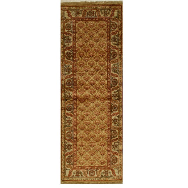 2020s 13x18 Giselle Zinnia Brown Traditional Floral Hand Knotted Wool Carpet Rug For Sale - Image 5 of 5