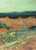 A 1980s acrylic on paper painting by American artist Harry Hilson (1935-2004). This abstracted landscape painting features...