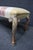 Queen Anne Queen Anne Style Paint Decorated Window Bench For Sale - Image 3 of 12