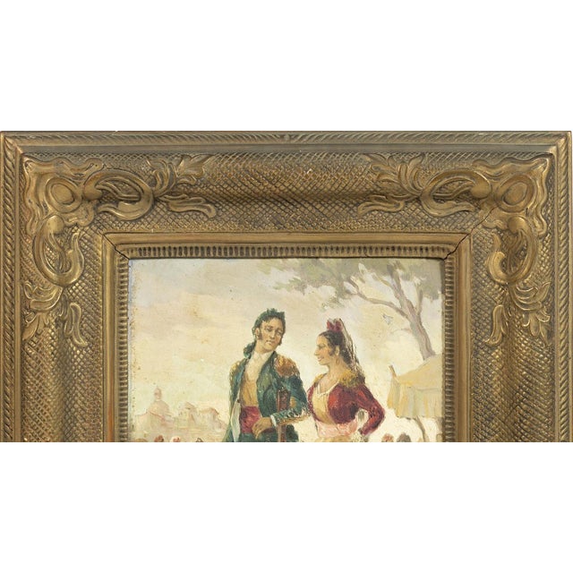 Jose Almonte, Figurative Composition, Oil Painting on Wood For Sale - Image 5 of 8