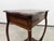Brown Antique Vanity Side Table with Hinged Lid, 1890s For Sale - Image 8 of 12
