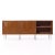 Brown Dux Style Mid Century Teak and Chrome Danish Sliding Door Credenza For Sale - Image 8 of 12
