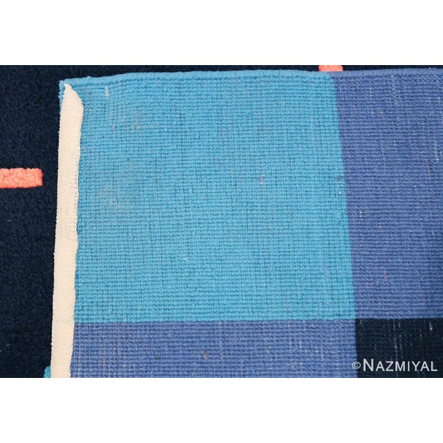 Textile Nazmiyal Collection Vintage Swedish Modernist Rug by Ingrid Dessau for Kinnasand For Sale - Image 7 of 7