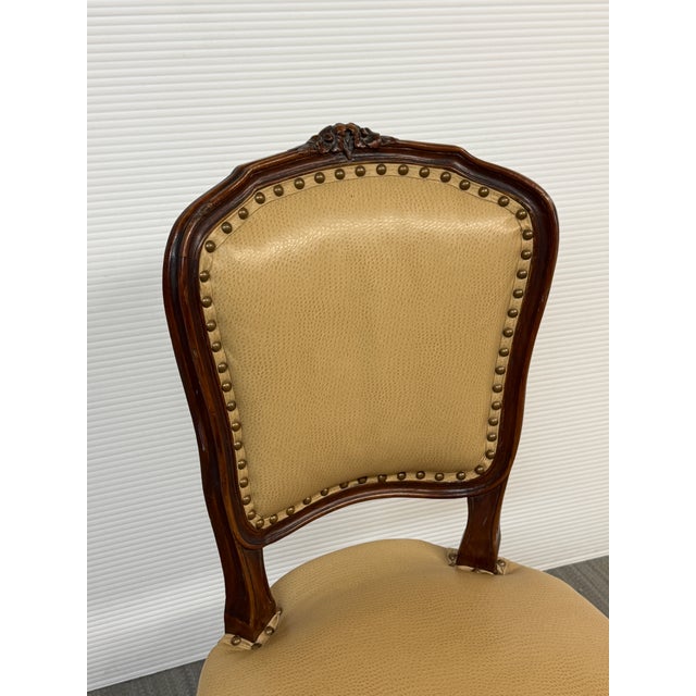 Wood Louis XV Side Chair For Sale - Image 7 of 11