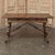 Spanish Revival Vintage Spanish Style Two-Drawer Writing Table With Hand-Forged Iron Supports For Sale - Image 3 of 18