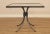 Woodard Furniture Co. Vintage Bronzed Cast Aluminum and Glass Square Patio Dining Table For Sale - Image 4 of 13