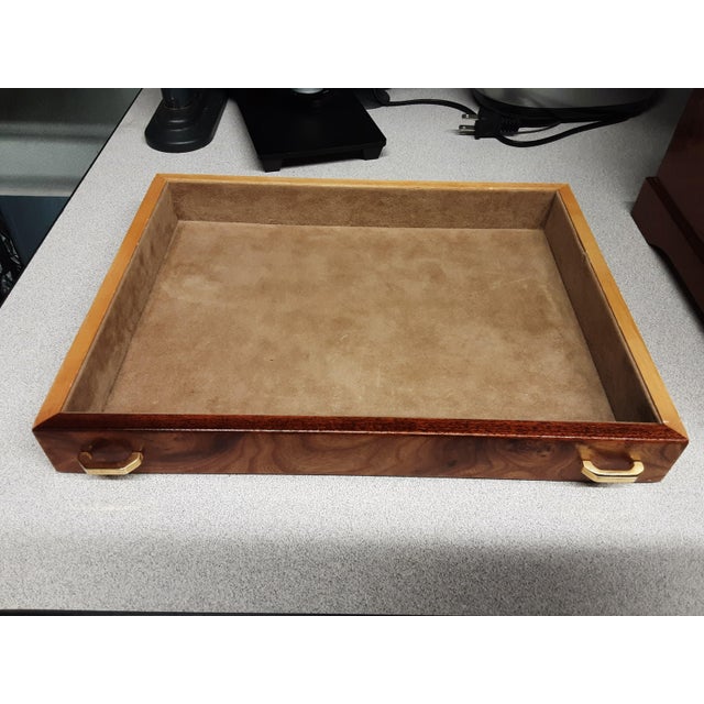 Agresti Italian Burl Briarwood Jewelry Chest For Sale - Image 12 of 12