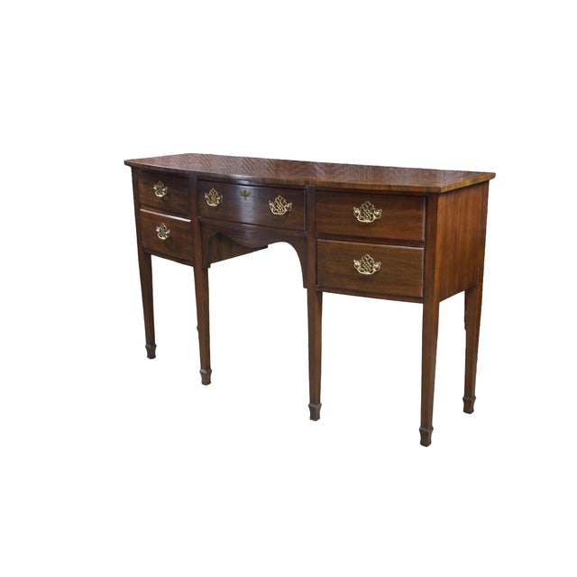 Late 20th Century Harden Furniture cherry buffet sideboard or buffet. A beautifully crafted example of Federal or...