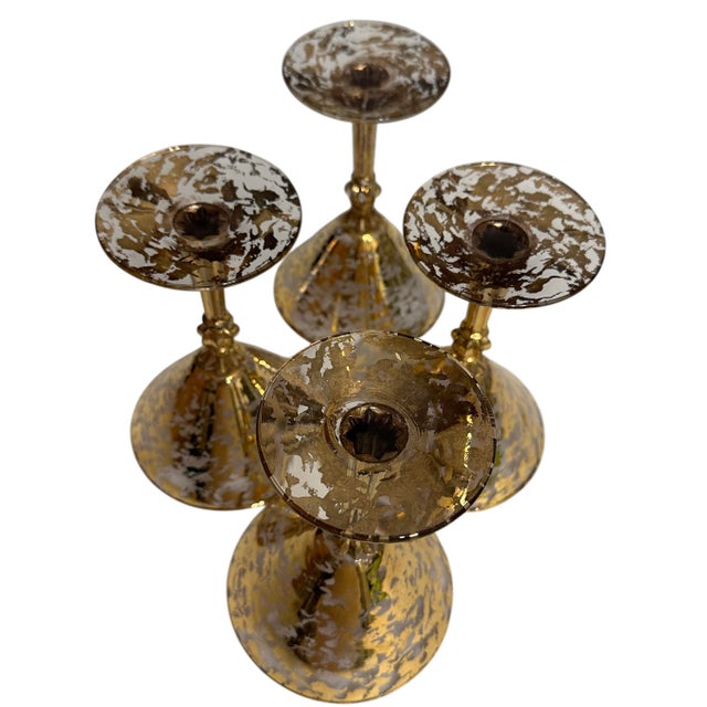 Vintage Libbey Stardust Cocktail Martini Glasses - A Set of 4 For Sale In Birmingham - Image 6 of 10