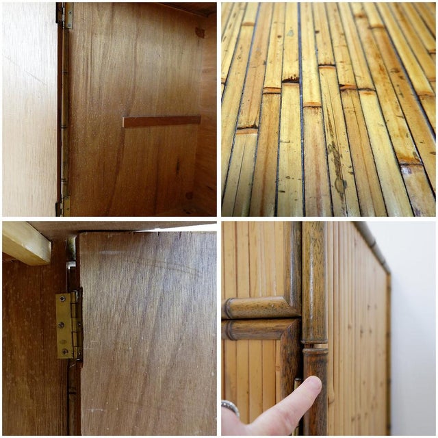 Vintage Bamboo Buffet, 1960s For Sale - Image 9 of 17