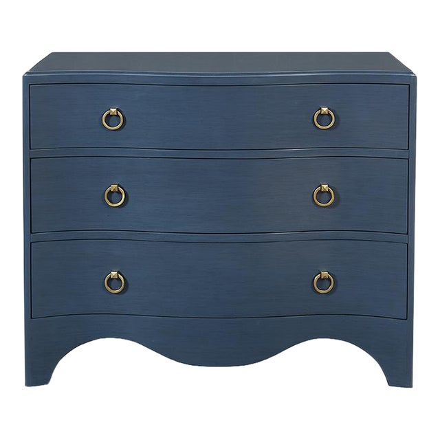 Woodbridge Furniture Claire Chest, Woodbridge Navy Finish For Sale