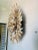 Modern Modern Juju Hat Feathers Wall Hanging in Cream For Sale - Image 3 of 6
