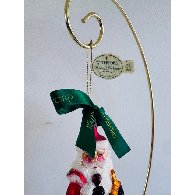 Waterford Waterford 2000 Santa Series - Third Edition No. 7459 Ornament W/ Box For Sale - Image 4 of 10