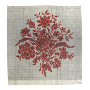 Antique Textile Design on Paper