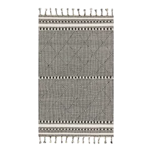 Sample - Loloi II Sawyer Rug, Black - 18" x 18"
