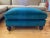 Oversized Custom Evergreen Velvet Ottoman For Sale In Boston - Image 6 of 6