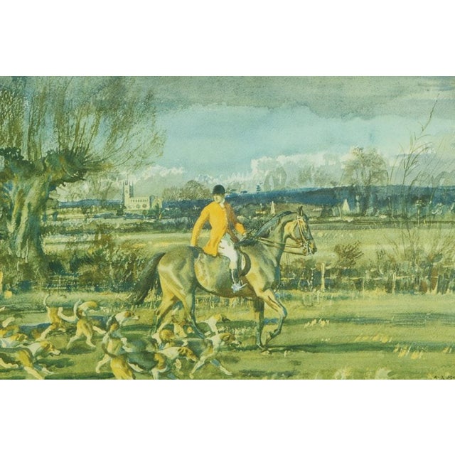Mid 20th Century Sir Alfred James Munnings Collotype "Going Home" For Sale - Image 4 of 5