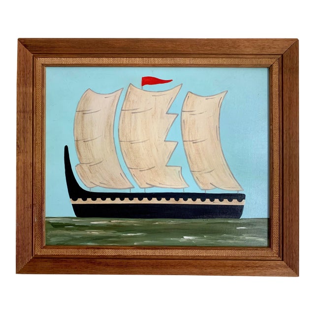 Contemporary Impressionist Style Seascape Painting on Canvas, Framed For Sale