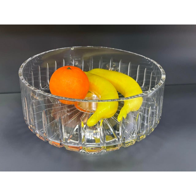 Decorative Brass and Cut Glass Bowl For Sale - Image 5 of 11