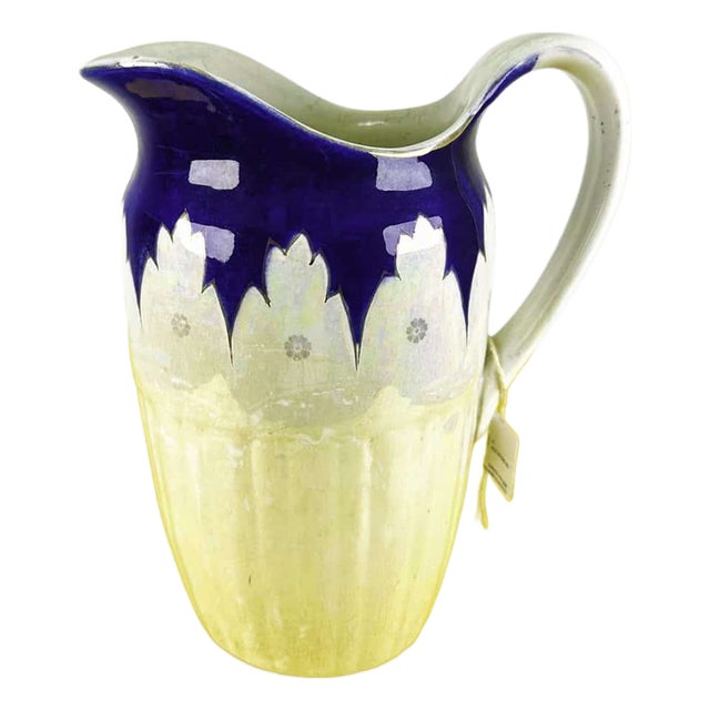 Pearl Effect Ceramic Jug, 1900s For Sale