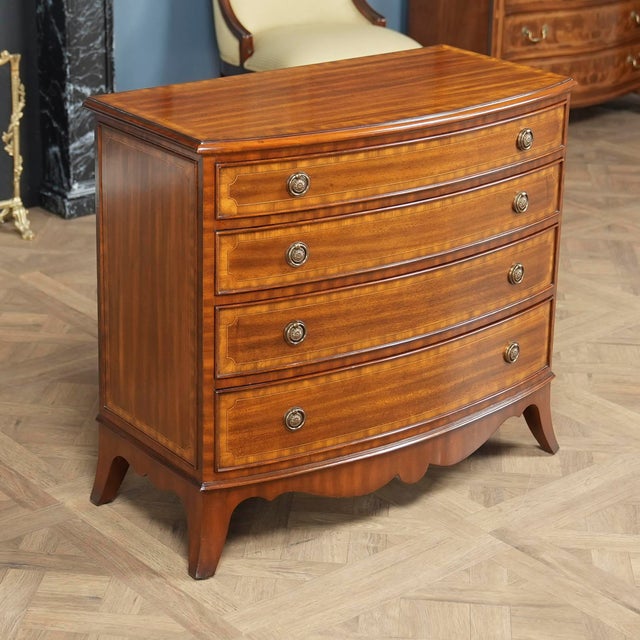 A great quality piece of furniture thisVintage Maitland Smith Banded Chest of Drawers will be the focal point of any area...
