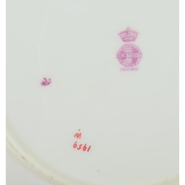 Chinese Style Lunch Plates in Faience from Mintons, England, Set of 6 For Sale - Image 5 of 6