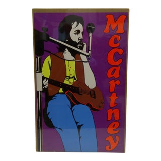 C. 1970 Paul McCartney Black Light Poster For Sale