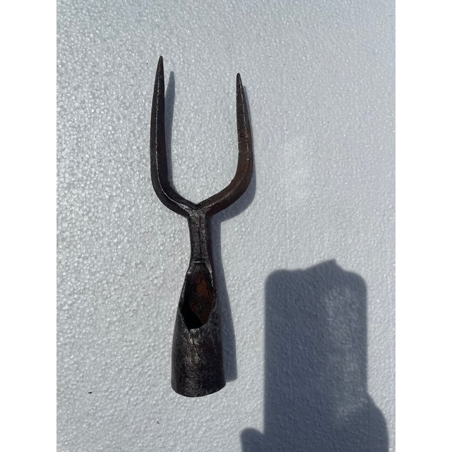Here we have an amazing 16th century medieval halbred military fork. This piece is over 500 years old and obviously hand...