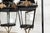 Brown Large French Victorian Style Bronze & Iron Lantern For Sale - Image 8 of 17
