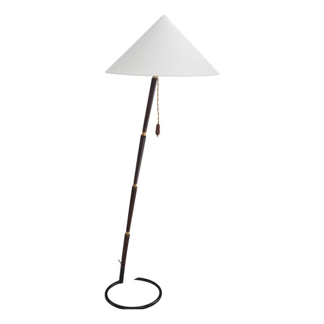 Floor Lamp from Rupert Nikoll, Vienna, 1950s For Sale