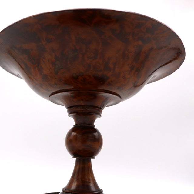 French Art Deco Period Walnut Tazza France 1930 For Sale In New York - Image 6 of 7