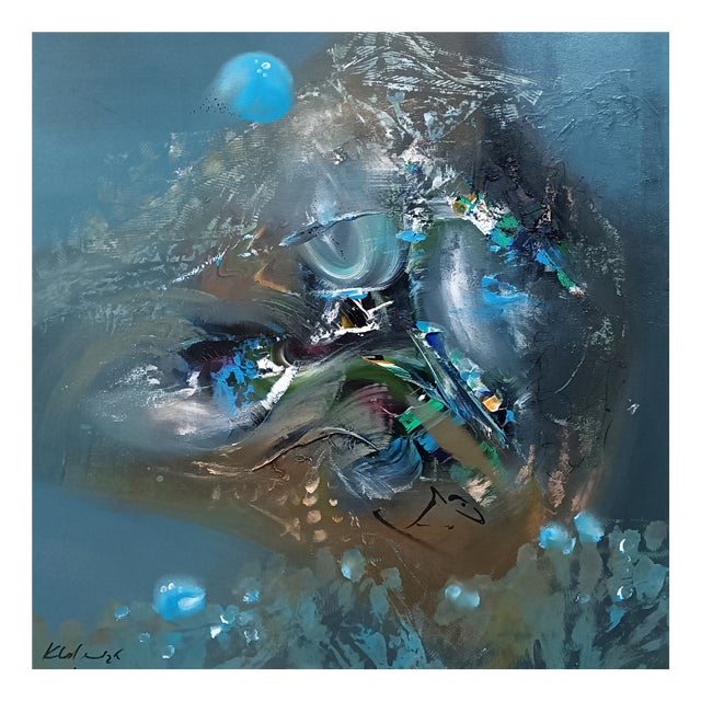 Ovidiu Kloska, Time Is the Most Talented Jeweler, 1977, Canvas For Sale