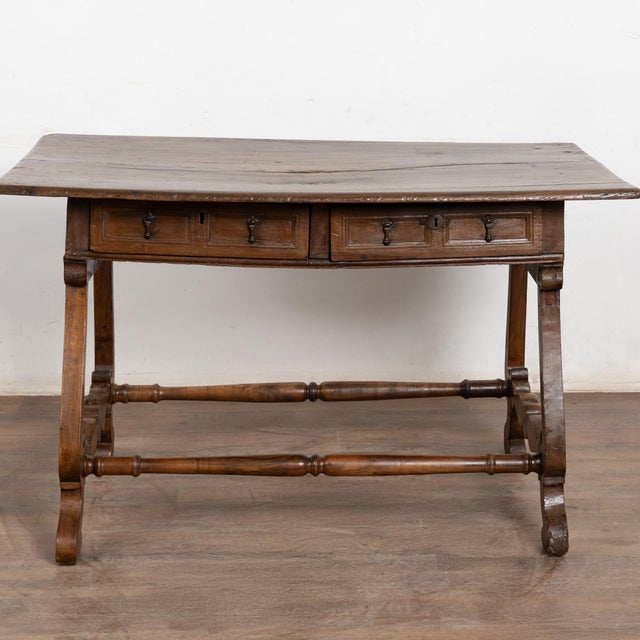 Spanish 18th Century Spanish Walnut Table or Console For Sale - Image 3 of 16