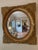 French Napoleon III Oval Carved Gilt Mirror For Sale - Image 3 of 7