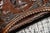 1920s Unique Soldier Braided Trim Hand Tooled Antique Leather Cigarette Case Tobacciana For Sale - Image 5 of 13