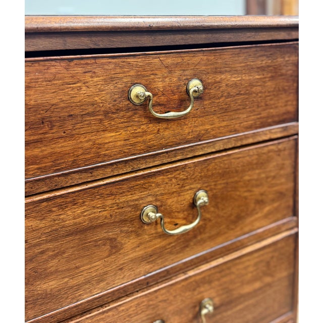 Antique English George III Mahogany Chest of Drawers For Sale - Image 10 of 17