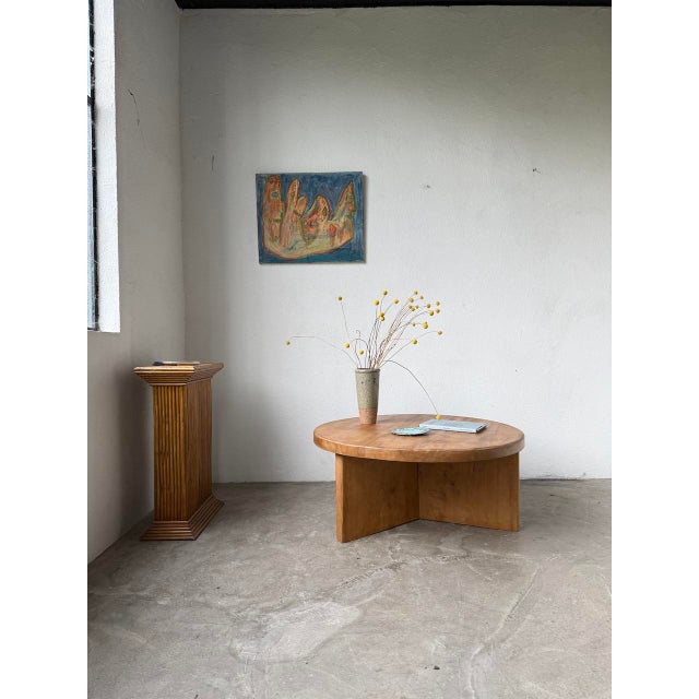 Modernist Elm Coffee Table, 1950s For Sale - Image 8 of 18