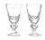 Rare opportunity to purchase a matched set of 7 Steuben Baluster Tear Drop Stem Goblets known as the #7877 baluster stem...