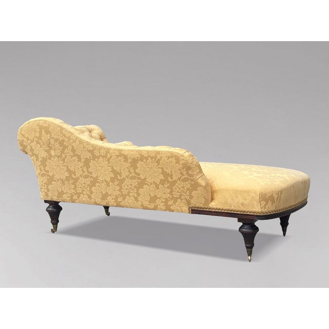 19th Century Regency Mahogany Chaise Lounge, 1820 For Sale - Image 8 of 11