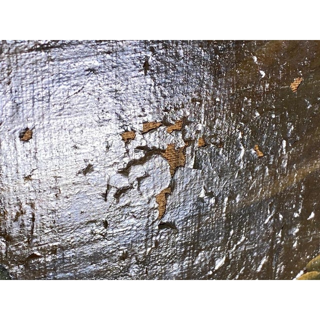 French Artist, Cherubs, 18th Century, Large Oil on Canvas Paintings, Set of 2 For Sale - Image 9 of 18