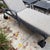 Metal Restoration Hardware Antibes Zinc Chaise Lounge Chairs With Cushions ($1500 for Pair $750 Each) For Sale - Image 7 of 11