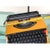 Yellow Deluxe 250TR Typewriter with Case from Brother, 1970s For Sale - Image 12 of 13