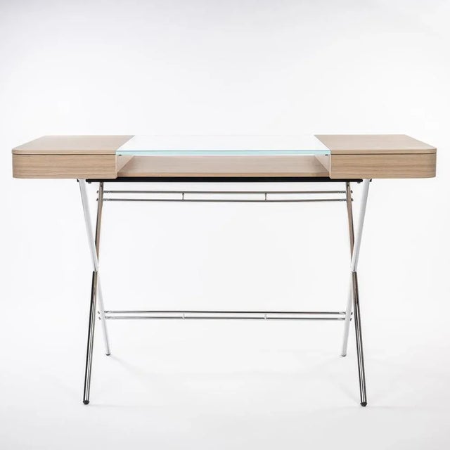 Cosimo Desk with Natural Oak Veneer Top by Marco Zanuso Jr for Adentro, 2023 For Sale - Image 7 of 7